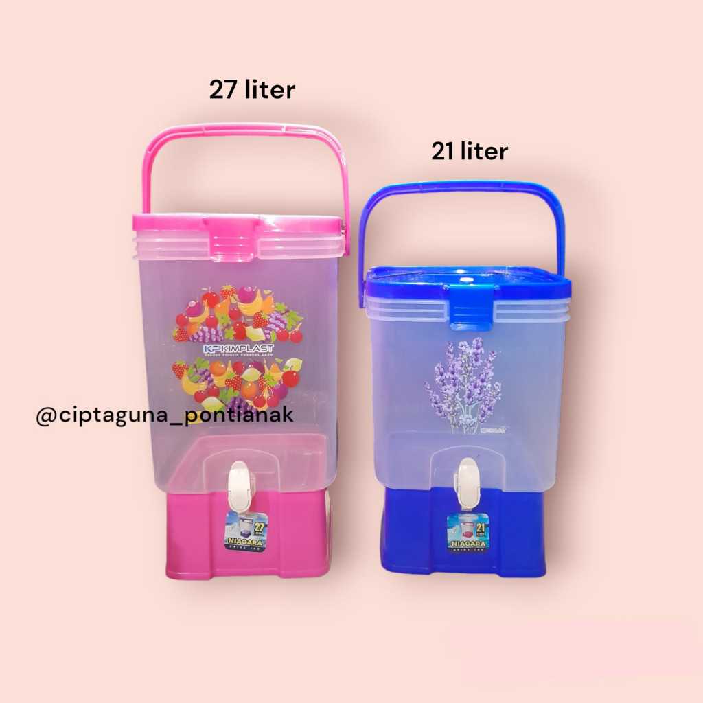 DISPENSER AIR MINUM KIMPLAST / TEMPAT AIR MINUM KRAN - MURAH