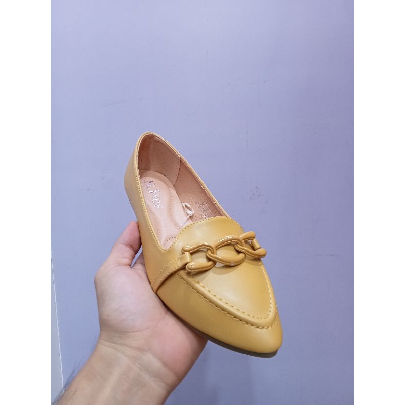 Promo Super Murahhh... ST.YVES-SCX84 Sepatu Flat Wanita Terbaru, Kekinian, Empuk, Ringan dan Nyaman 