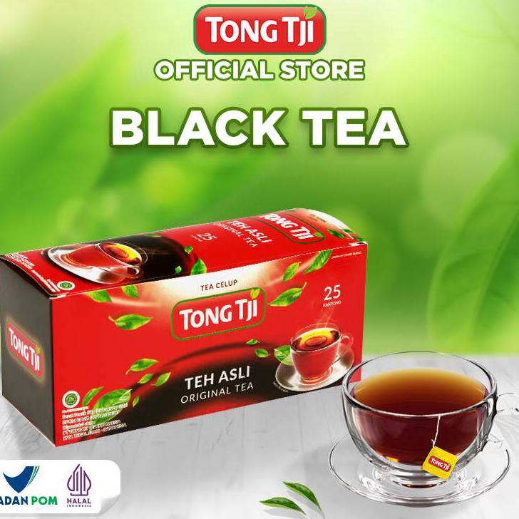 

Paling Popular Tong Tji Black Tea / Teh Hitam 25s ( Tea Bag / Teh Celup non Amplop )