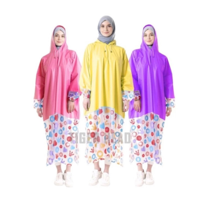 Jas Hujan Tiger Head Chariva 341 / Jas Hujan Gamis