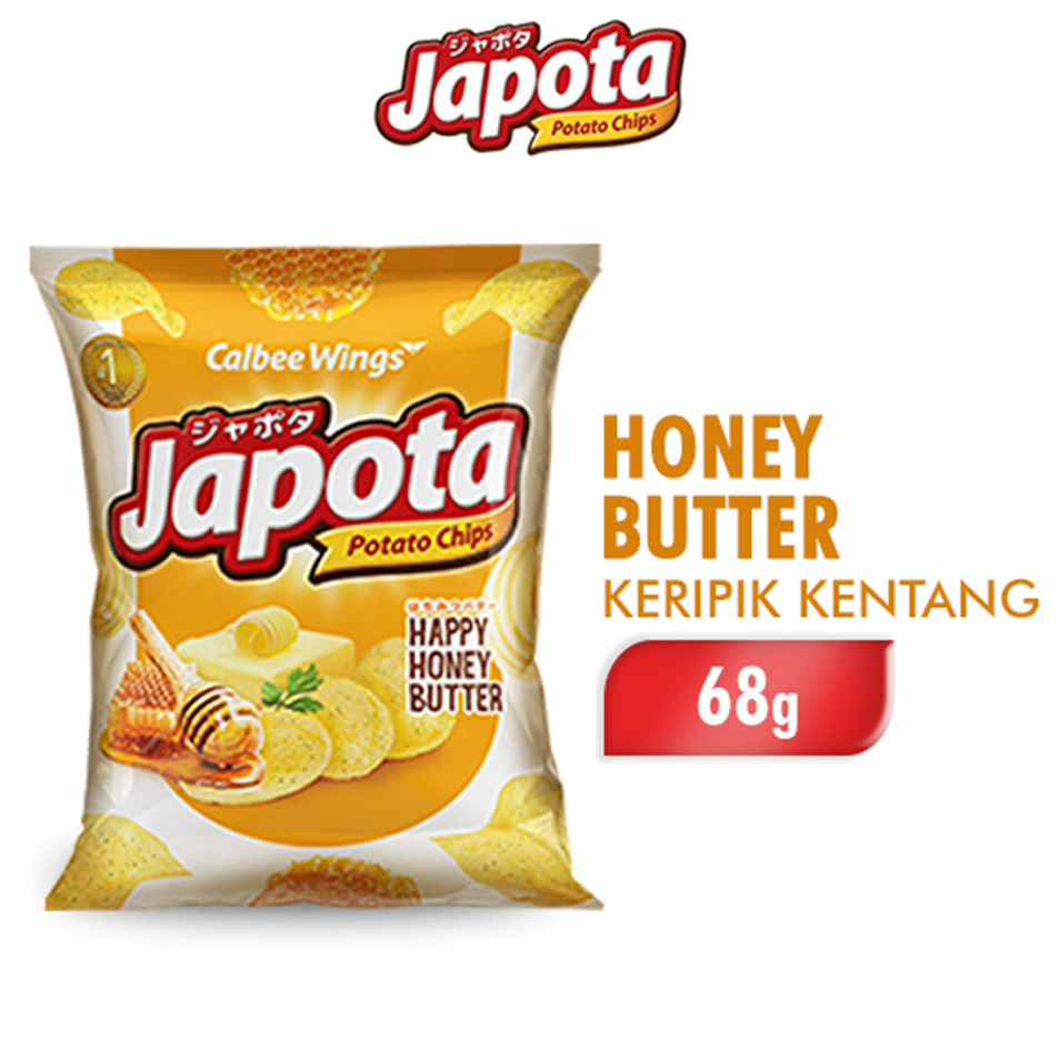 

Stok Banyak JAPOTA Keripik Kentang Happy Honey Butter 68GR Harga Promo