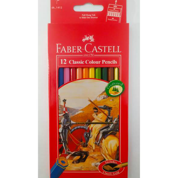 

Ready Pensil Warna Faber Castell 12 Classic Panjang