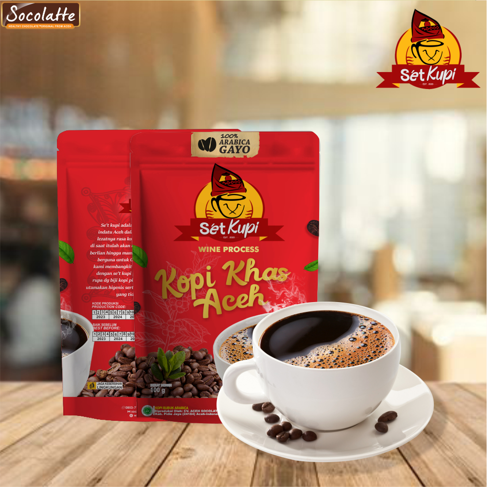 

KOPI ARABICA ACEH GAYO WINE (BUBUK)