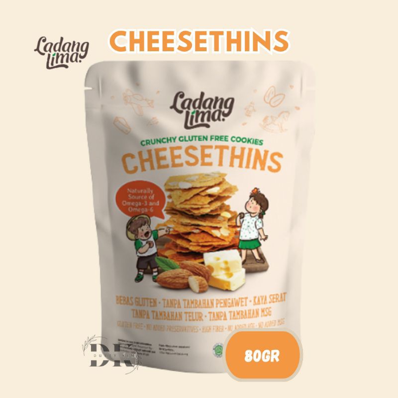 

Cookies Sehat/Healthy - Snack Bebas Gula/Gluten Free - Varian Cheesethins - Enak Terjangkau