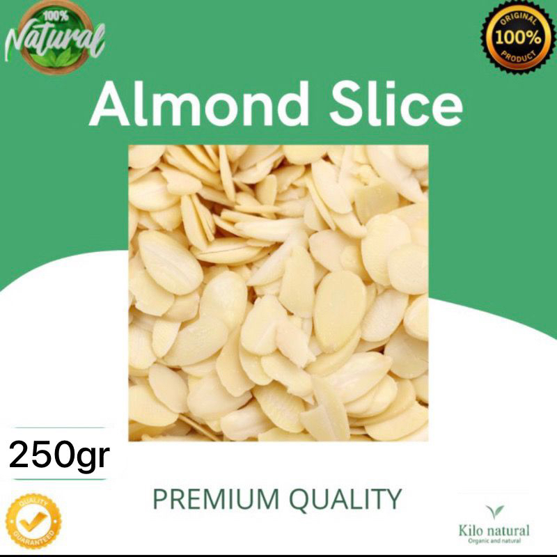 

Raw Almond Slice 250gr / Kacang Almond Iris Mentah 250gr