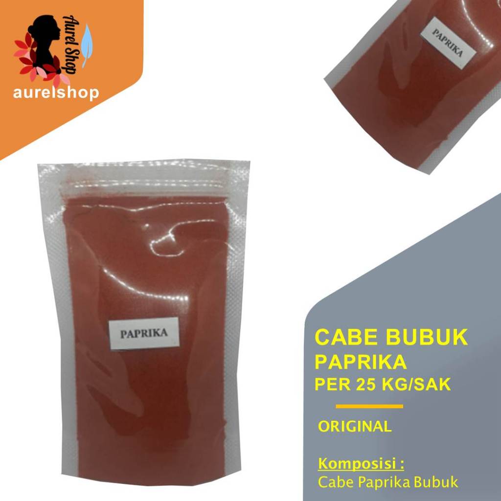

BUBUK PAPRIKA POWDER kemasan PER SAK 25 kg