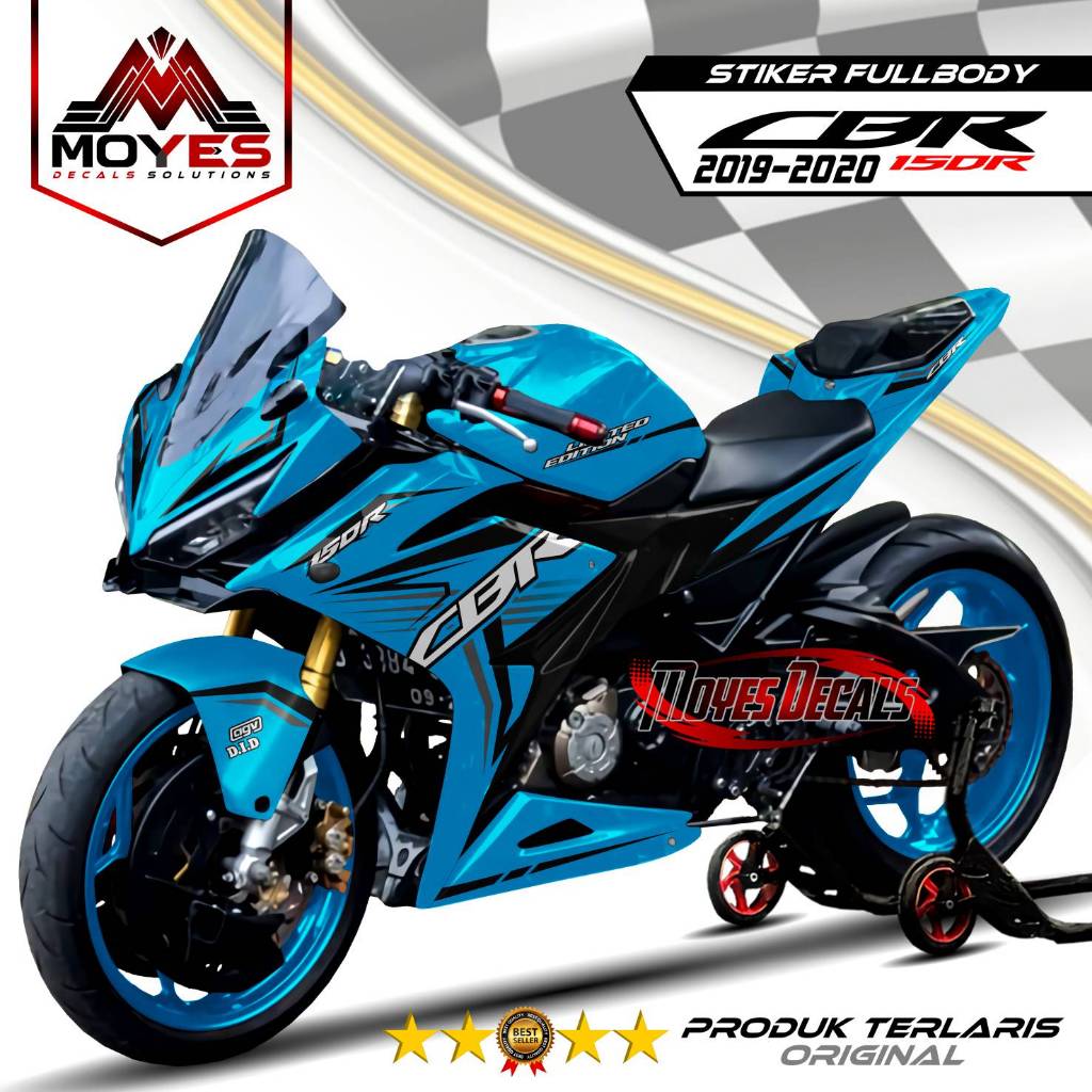 Decal CBR 150 R 2019 -2020 Full Body - Stiker CBR 150 Fullbody Lis Bunglon