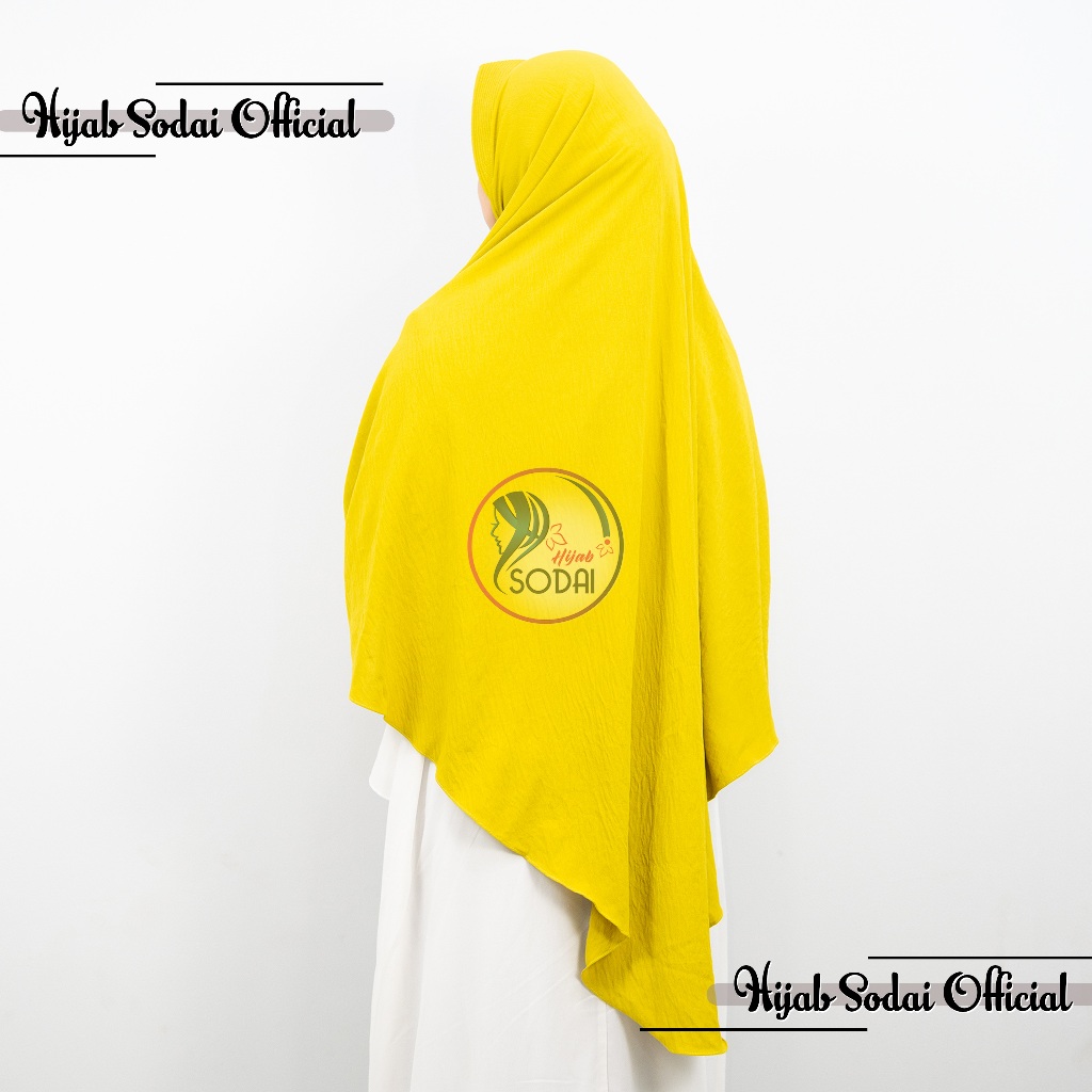 Jilbab Bergo Instan Jumbo Crinkle Airflow Premium XL