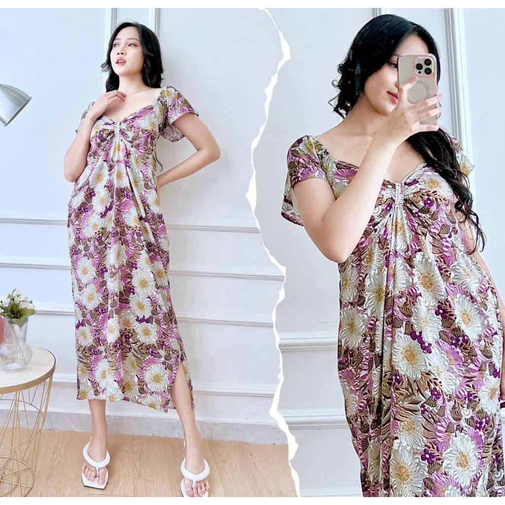 gisela Dress/Daster Bali Cantik/Daster Bali Kekinian/Daster Bali/Daster Bali Unik/Daster Bali Adem