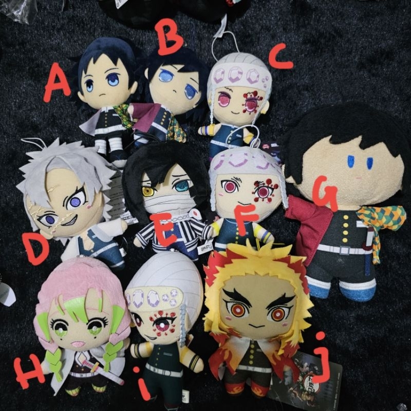 nuigurumi plush kimetsu no yaiba hashira furyu obanai rengoku giyu kanroji tengen sanemi