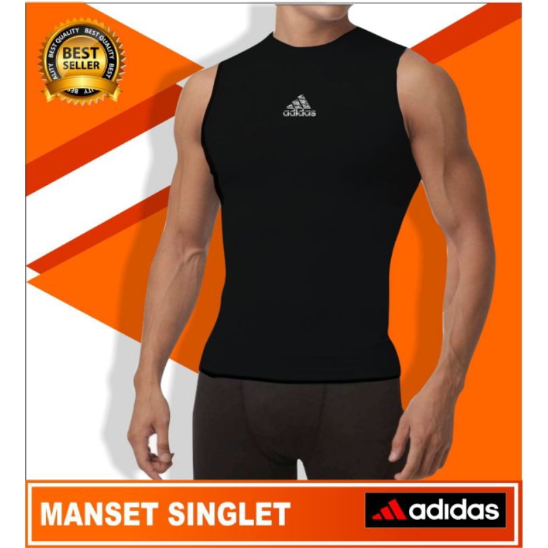 MANSET SINGLET PRIA/KAOS SINGLET FUTSAL, SEPAKBOLA, LARI,GYM, FITNESS/MANSET TANPA TANGAN PRIA/