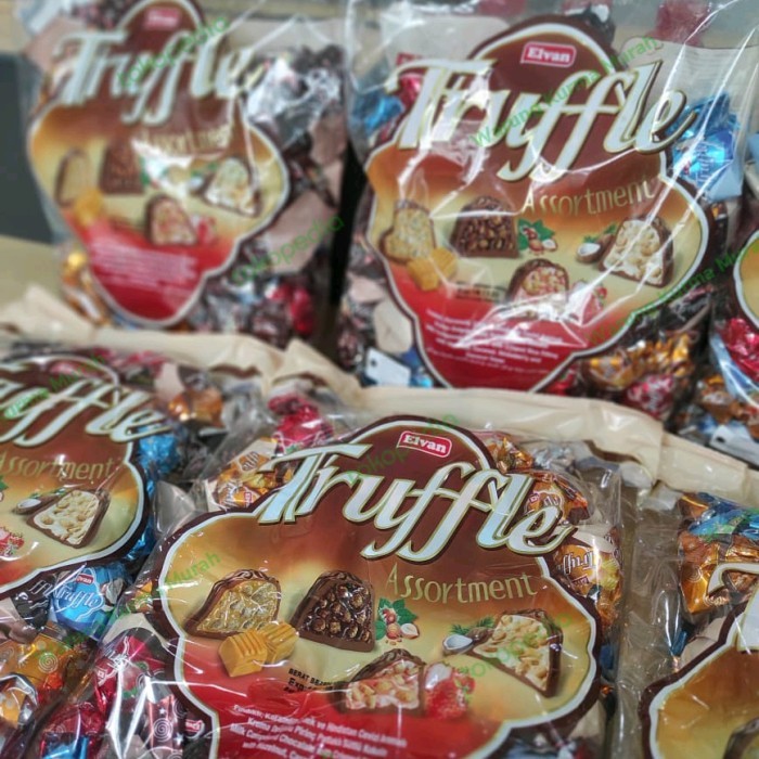 Maem_Yummy Elvan Truffle Coklat 1 Kg Coklat Arab Import Turki Turkey Original Chocolate Truffle 1Kg