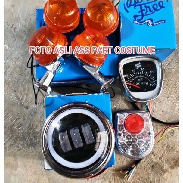 Daymaker Honda C70-Spido LED C70-Sein Set 4 pcs C70-Stop LED C70 TERBARU