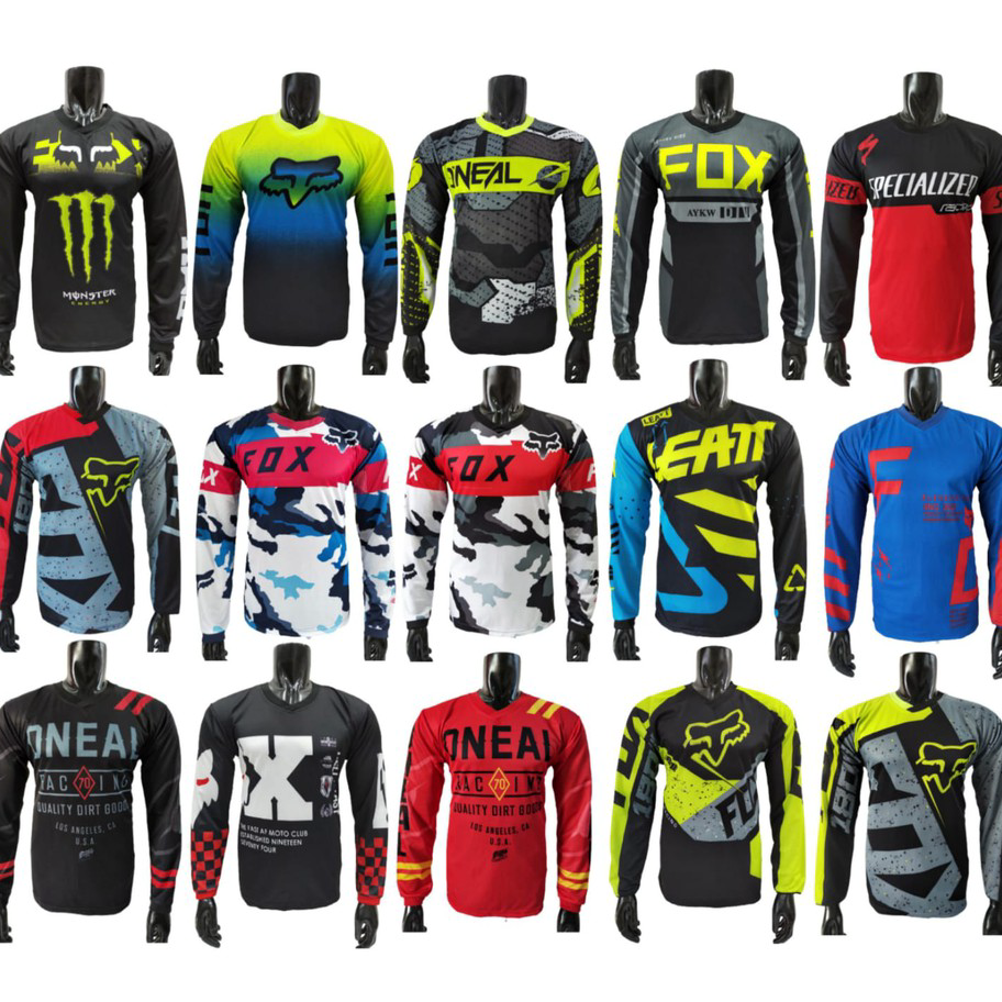 Bayar Di Tempat JERSEY SEPEDA MTB / KAOS JERSEY SEPEDA DOWNHILL / JERSEY MANCING LENGAN PANJANG / JE