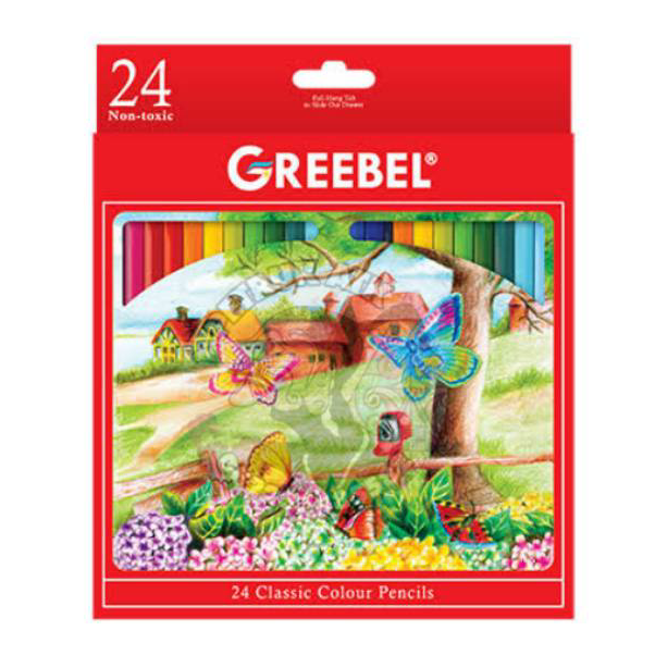 

Jual Pensil Warna / Pensil Gambar Grebeel 24 Warna Clasic Color Grosir