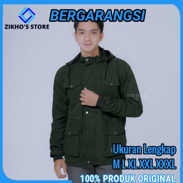 Jaket Parka Terbaik Pria Polos Prenium 0riginal Distro Tebal & Adem Dickies Ukuran L XL XXL