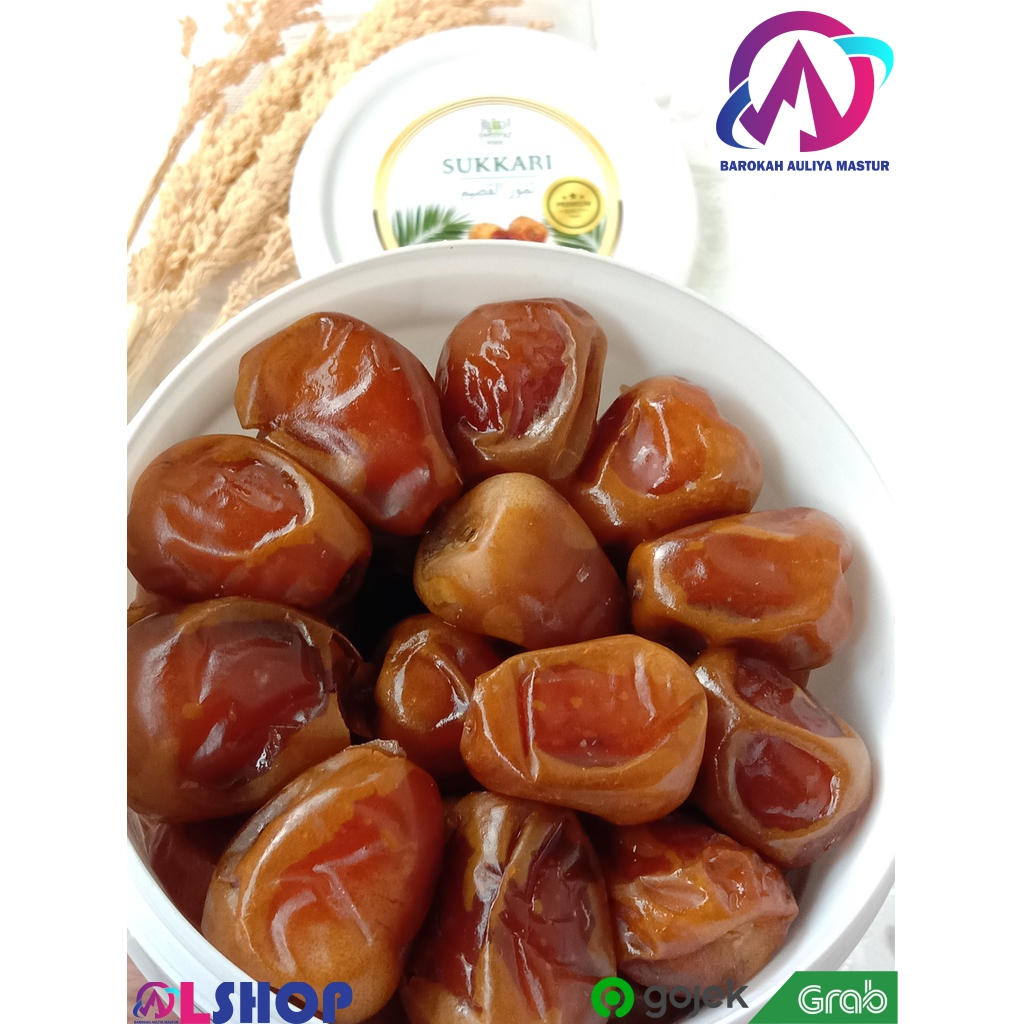 

[Arabian] Kurma Sukkari Premium 1KG Kurma Asli Berkualitas Tinggi BAM Pasar Online Murah Padang