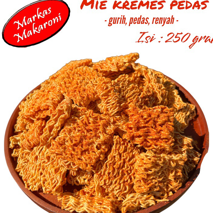 

MXSX3599 Free Ongkir Mie Kremes Pedas 250 gram