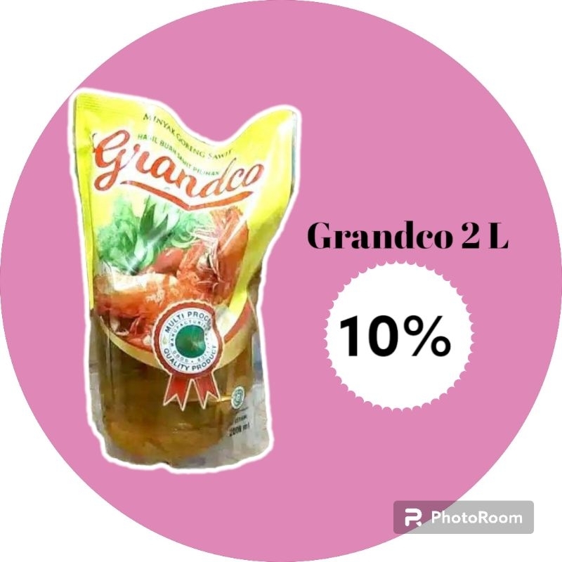 

Minyak Grandco kemasan 1800 ml 1 dus isi 6 pcs