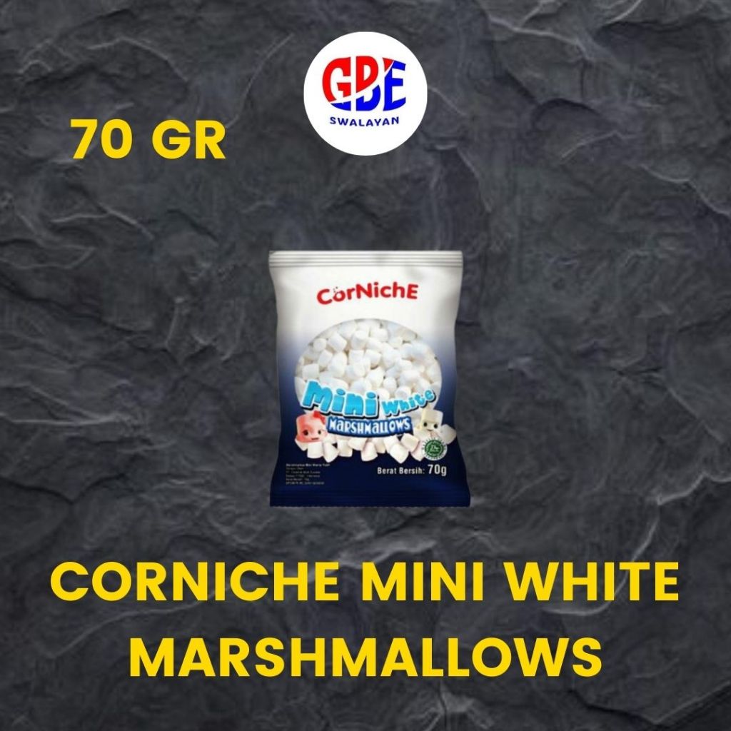 

CORNICHE MINI WHITE MARSMALLOWS 70 GR