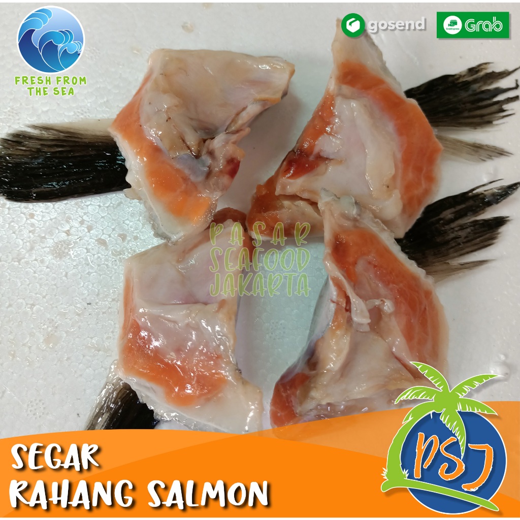 

Rahang Salmon (daging padat) 500gr isi 8-10pcs / Kama Salmon Fish Fresh