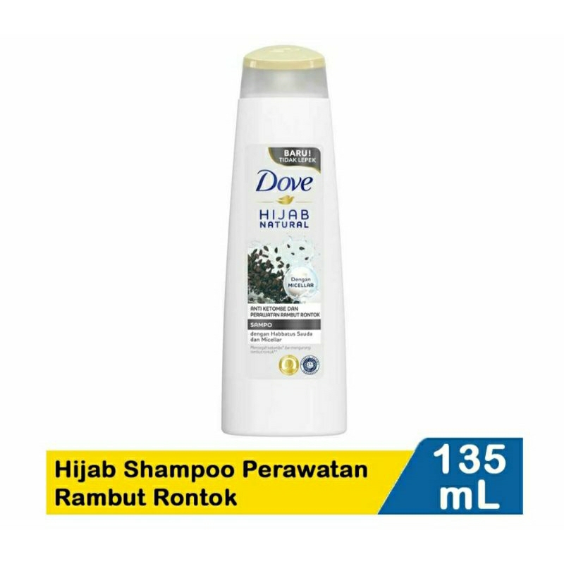 dove hair shampoo 135ml habbatussauda and micellar