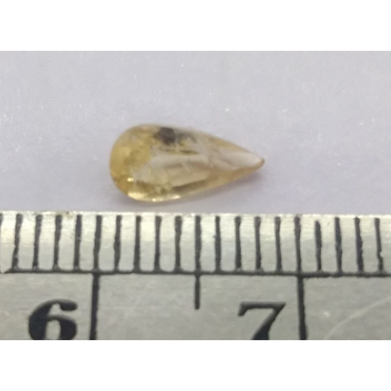 natural yellow topaz