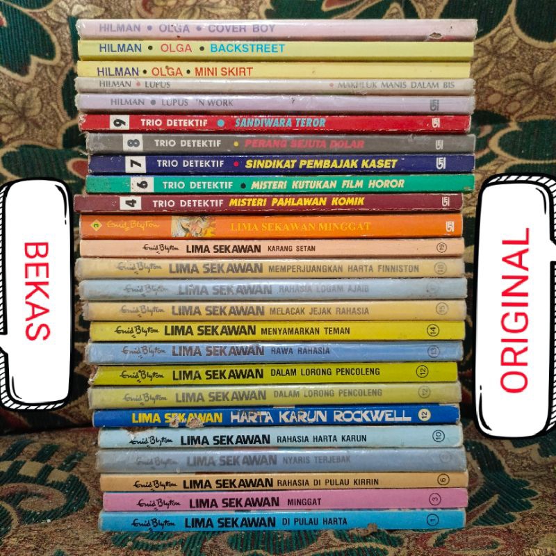 ( ORIGINAL ) ( PRELOVED ) Buku Novel Cerita Misteri Lama Langka Alfred Hitchcock - Stefan Wolf - Tri