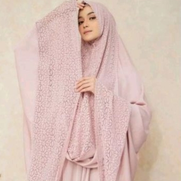 MUKENA MEWAH TERBARU BAHAN SUTRA PREMIUM SANTORINI LUXURY 2IN1 RESLETING