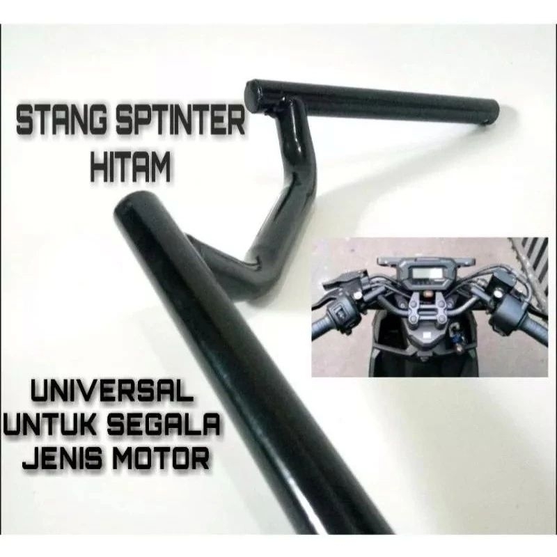 Stang Stir Sprinter Herex Pendek Hitam Model ORI Tebal Cb Beat Gl Dll LSVariasi