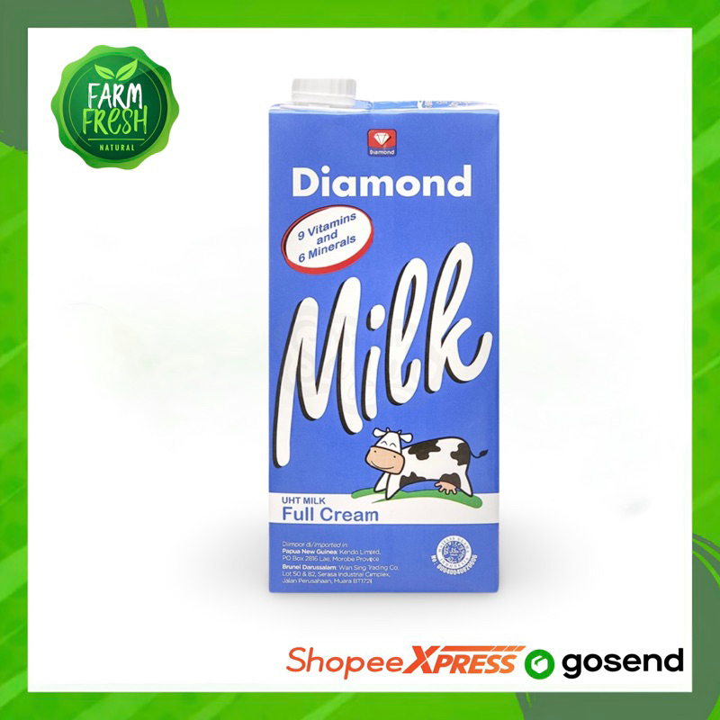 

Susu Diamond Full Cream 1L