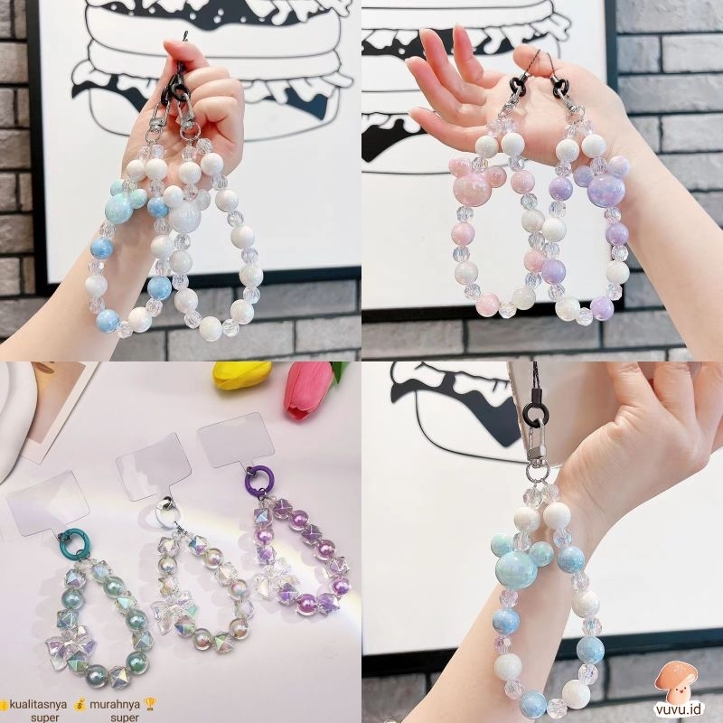 Gantungan Korean Chain Hp BISADIPASANG DISEMUA CASE HP Strap  Casing Hp KEYCHAIN Handphone String/ga