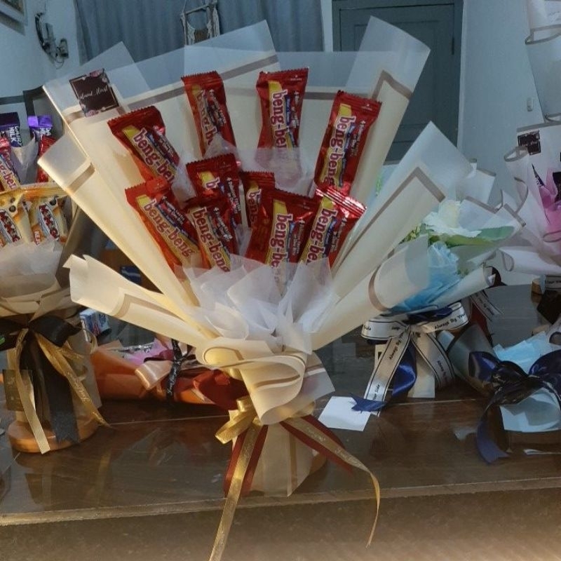

buket hari guru buket coklat beng beng cadbury dylan buket mix coklat
