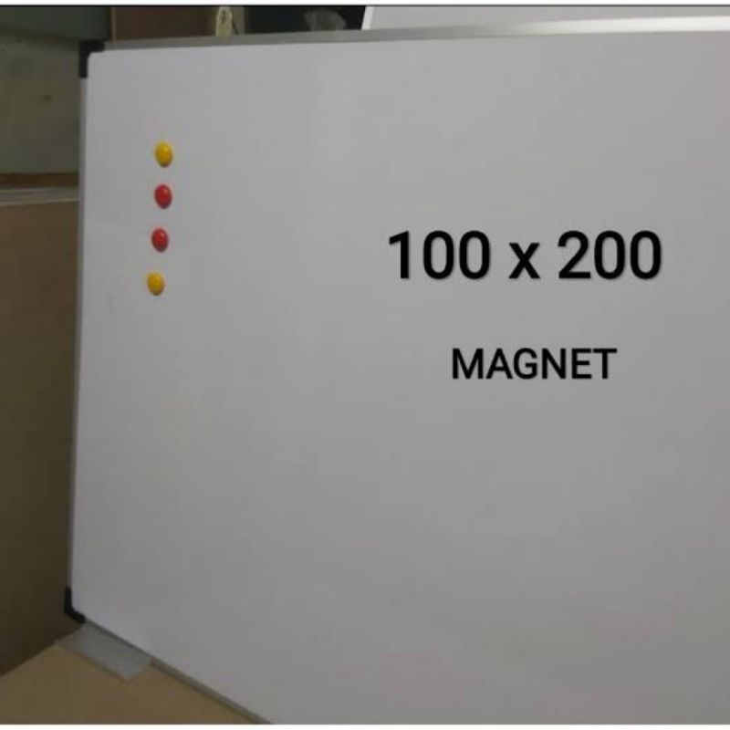 

WHITEBOARD magnetik 100x200 | papan tulis magnet 100x200