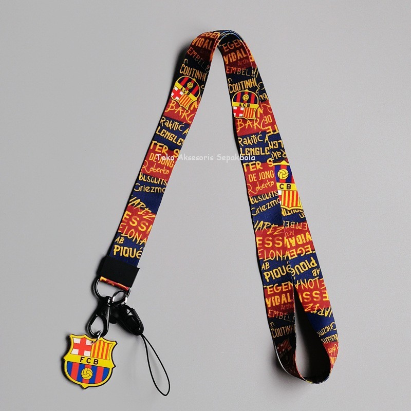 

Tali Lanyard Name Tag HP Vape Klub Sepak Bola Barca Barcelona
