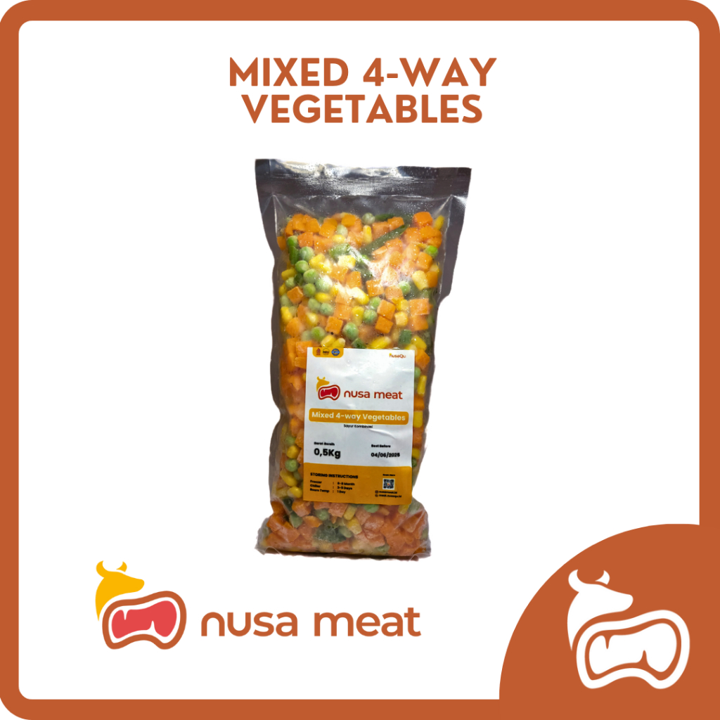 

Mixed Vegetables 4ways - 500gr