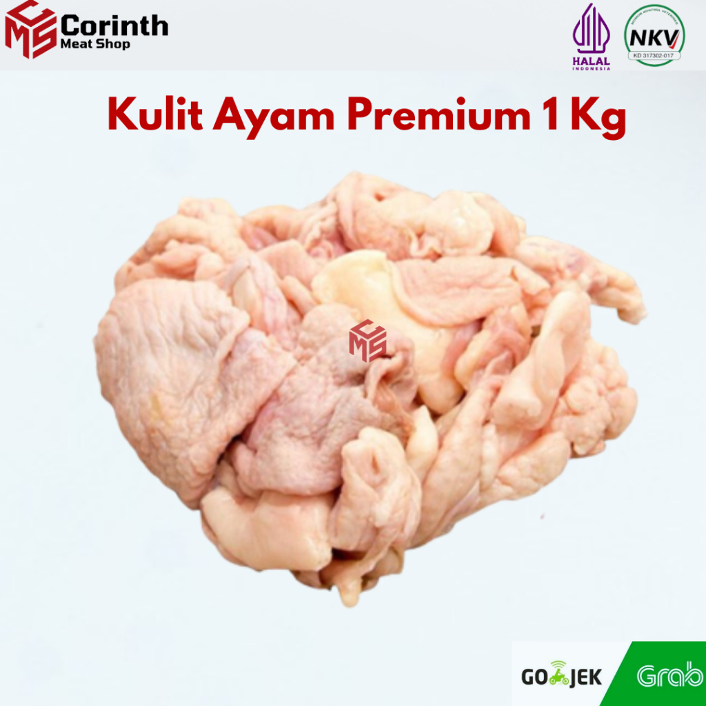 

KULIT AYAM 1 KG HALAL PREMIUM- FROZEN