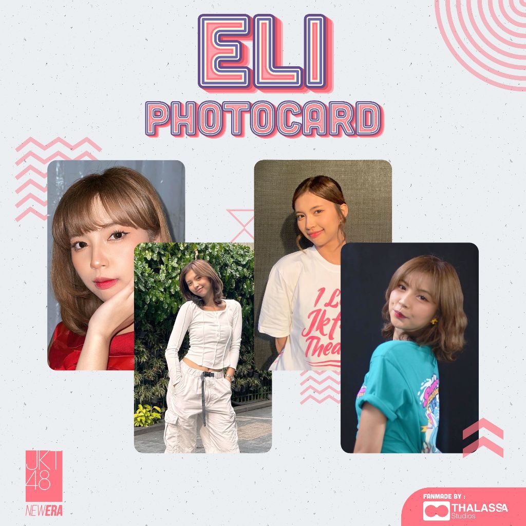 Photocard Eli Helisma Putri JKT48 PC Photopack Selca Unofficial Fanmade - SATUAN
