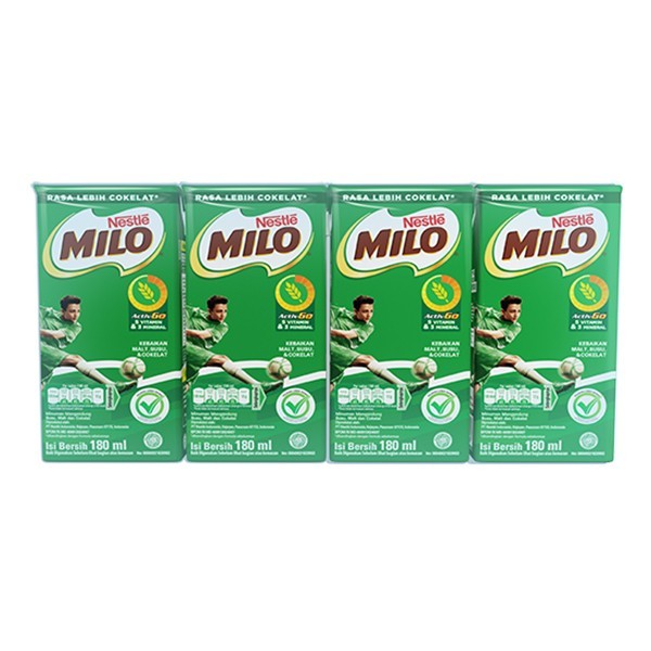 

Nestle Milo Active Go Susu UHT 4 Pcs 180 mL