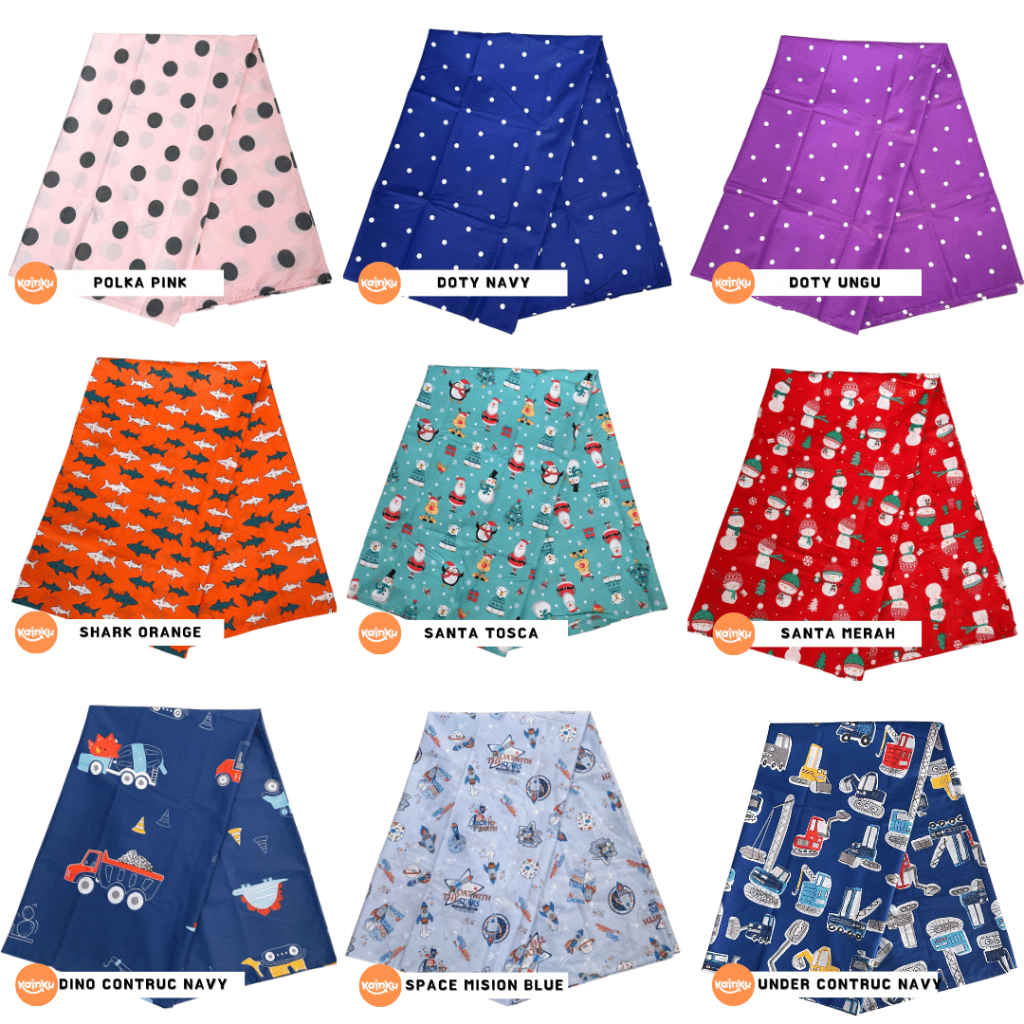 Gendongan Karakter Motif Lengkap Gendongan  Kain Bayi Gendongan Karakter