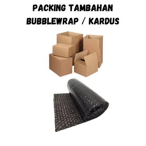

TAMBAHAN EXTRA BUBBLE WRAP / BUBBLEWRAP KARDUS AGAR LEBIH AMAN