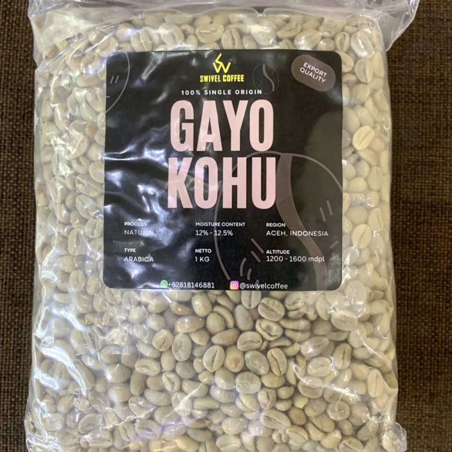 

Premium Green Beans Arabica Specialty Aceh GAYO KOHU, Export Quality.