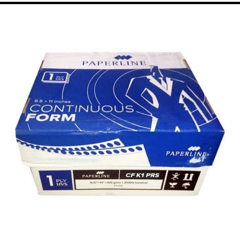 

continuous form 9 1/2 x 11 inchi PRS 1 ply bagi 2
