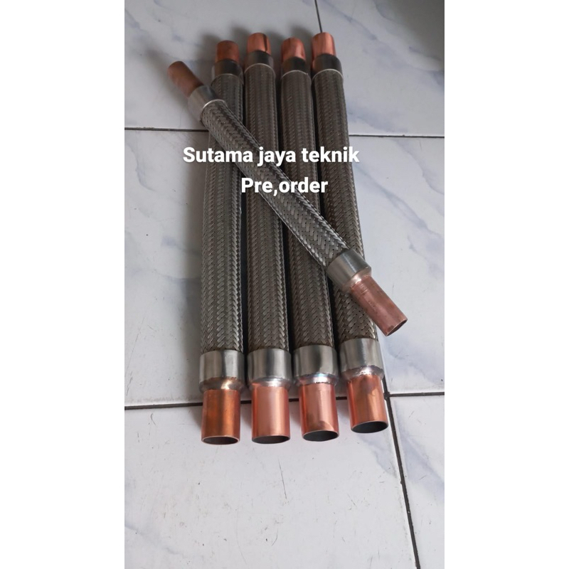 flexible hose ac  tembaga 1”1/8 x 45cm