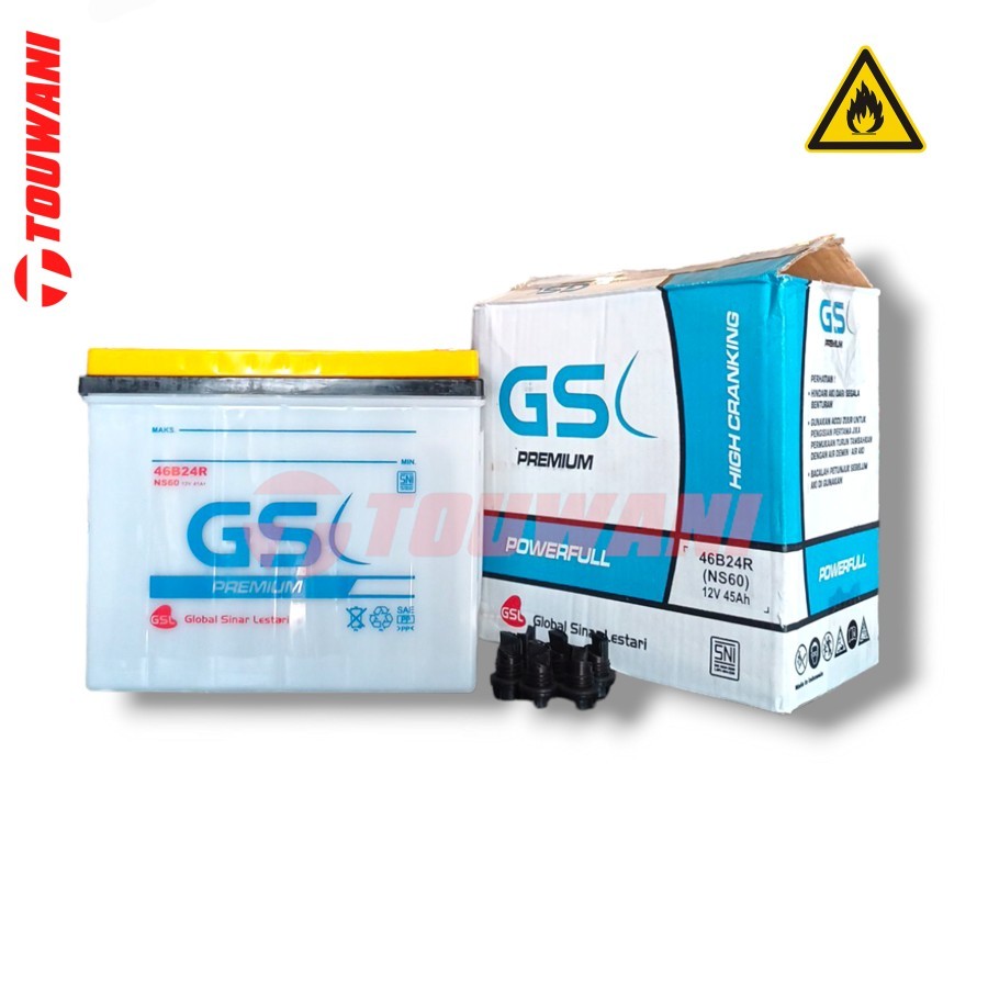 Aki Mobil Suzuki Swift GS Premium NS60 NS 60 12V 45AH