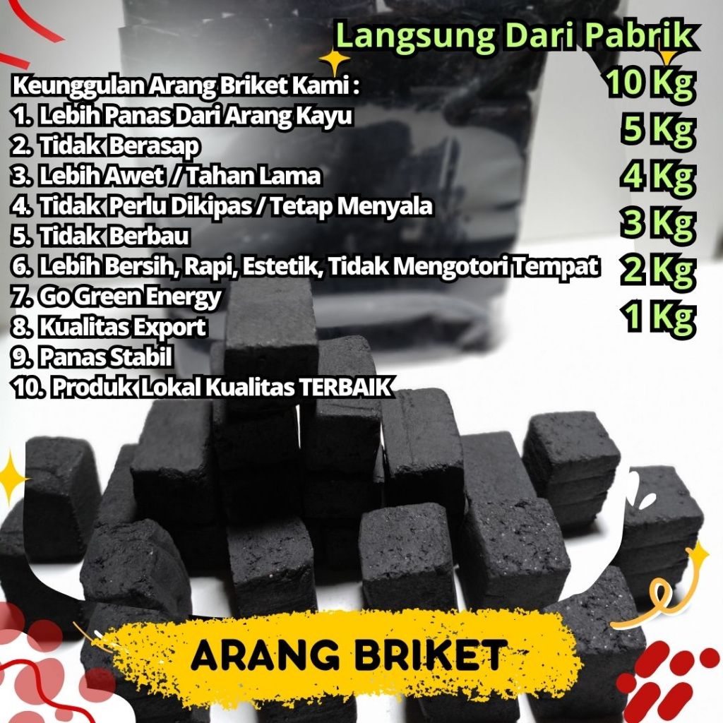Arang Batok Kelapa Arang Murni Batok Kelapa Briket Arang Batok Kelapa Arang Briket Arang Batok Kelap