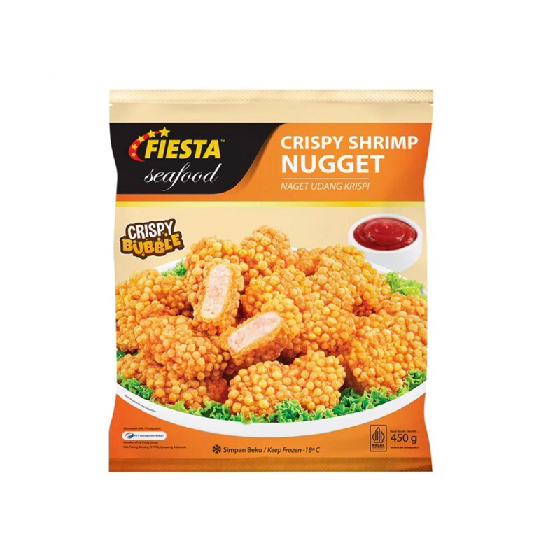 

Fiesta Shrimp Nugget Crispy 450gram