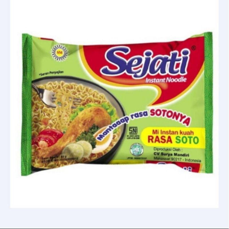 

Sejati Mie Instant Soto 1pc
