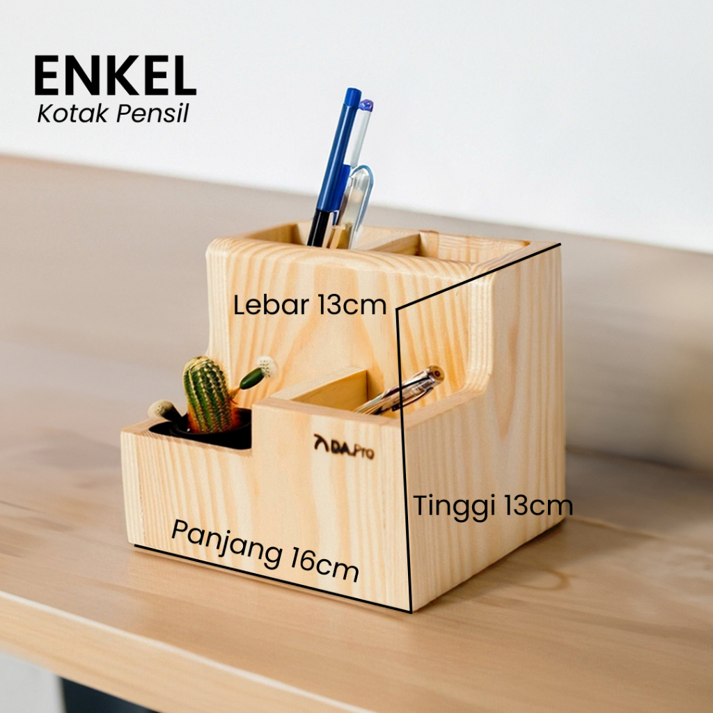 

Kotak Pensil Kayu Da.Pro ENKEL