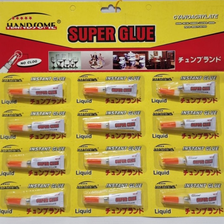 

Terkini LEM SUPER GLUE HANDSOME (ISI 12 PCS)